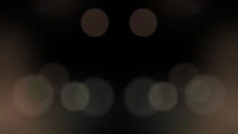 Warm Gold Brown Bokeh Orbs Dark Background 動画素材 339561374