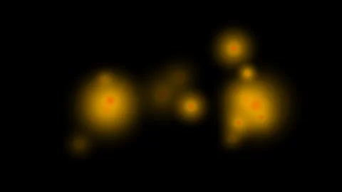 Warm gold orb burst overlay for light orbs. Video overlay 스톡 동영상 342623165