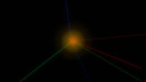 Warm gold rgb split overlay for chromatic effect. Video overlay Video stock 342623191