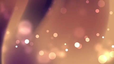 Warm Golden Bokeh Abstract Background with Soft Light Glow Stock Footage 323799253