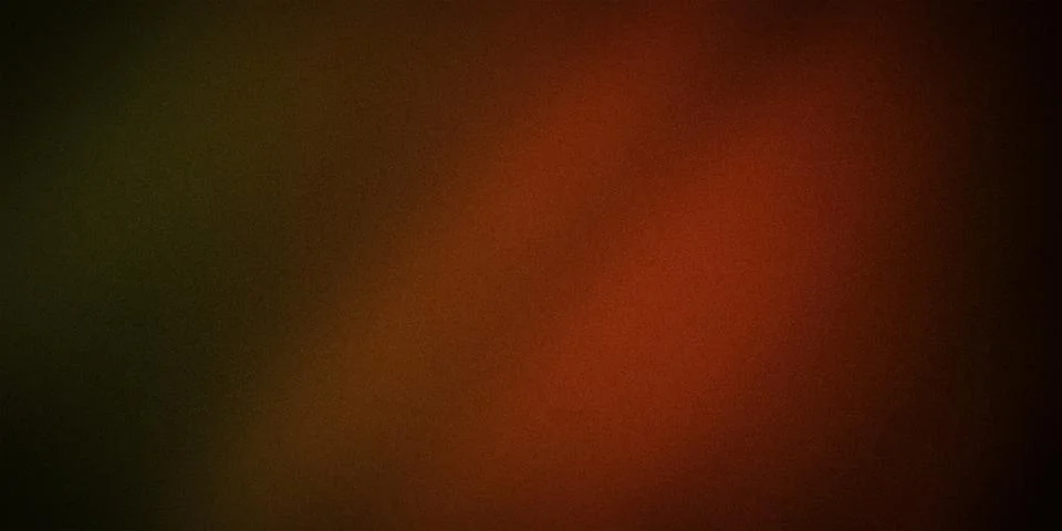 A warm gradient background transitioning from dark green to deep orange. Id.. Illustrazione stock