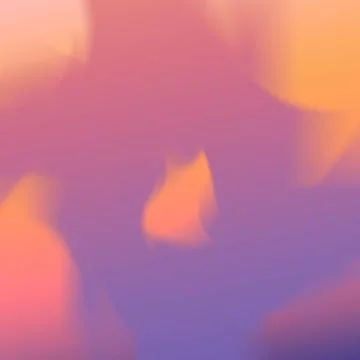 Warm Gradient Sunset Abstract Blur Background Stock Illustration