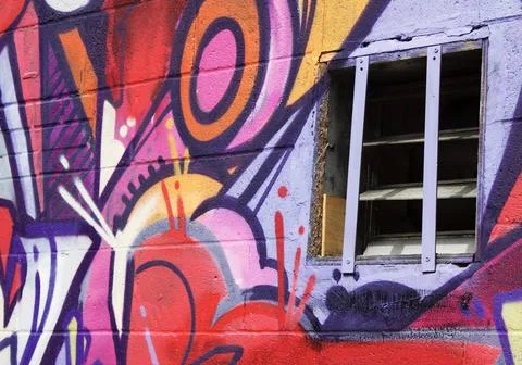 Warm Graffiti Stock Photos