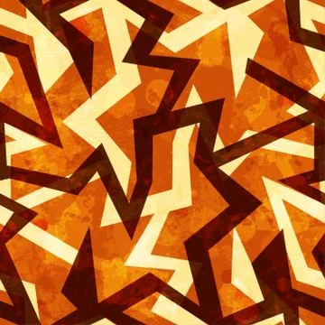 Warm grunge seamless pattern Illustrazione stock