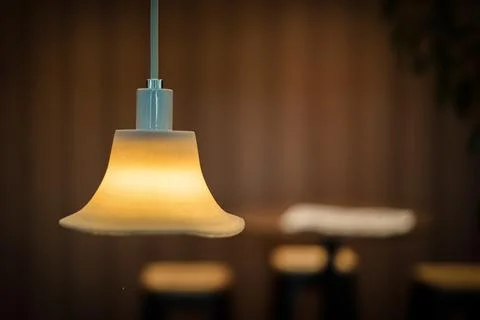 Warm hanging lighting Stock Photos