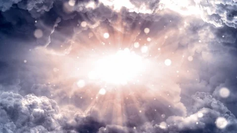 Warm Heaven Path Lights Video stock 97404840