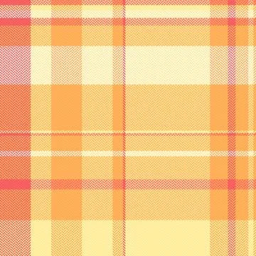 A warm herringbone plaid pattern featuring vibrant orange and yellow hues, ev Stock-Illustration