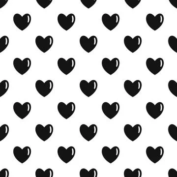 Warm human heart pattern seamless イラスト素材