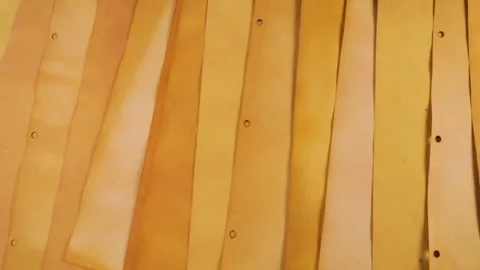 A warm, inviting background of handmade paper. Stock Footage 329725453