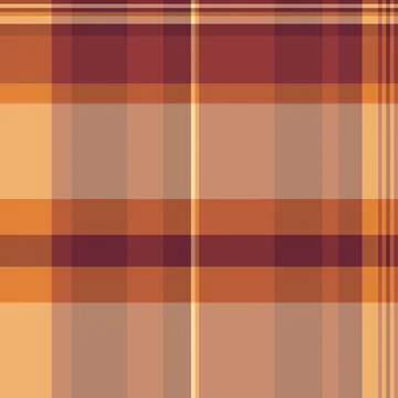 Warm, inviting plaid pattern featuring intersecting lines and earthy hues. Pe Stock Illustration