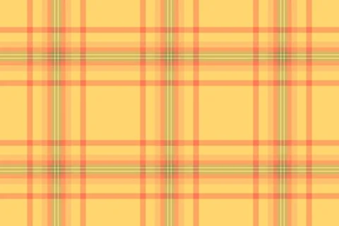 Warm, inviting plaid pattern with intersecting orange and subtle green lines  Stockillustratie