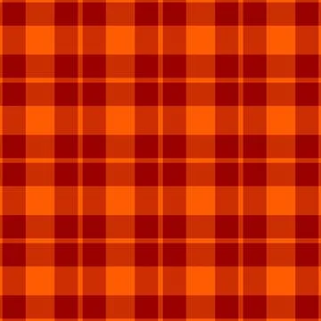 Warm, inviting plaid pattern in shades of orange and red. Perfect for backgro 스톡 일러스트