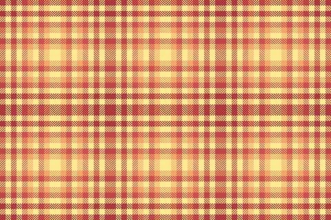 Warm, inviting plaid pattern in shades of gold and red. Classic, versatile te Stock Illustration