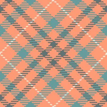 Warm, inviting textile pattern featuring interlocking geometric shapes and a  Stock Illustration