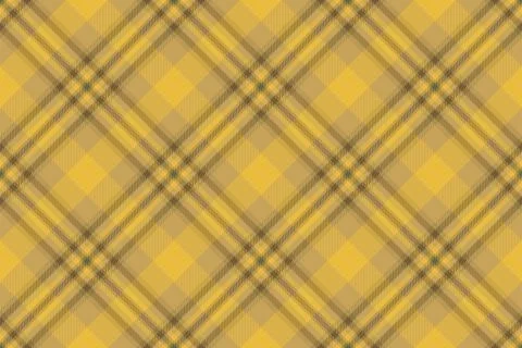 Warm, inviting yellow  gold plaid pattern. Perfect for backgrounds, textiles, Stock Illustration