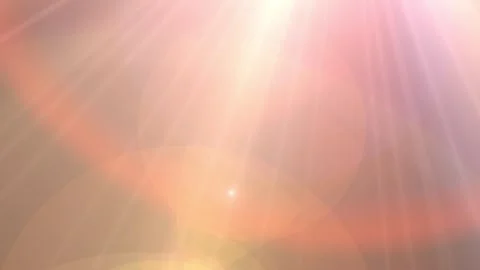 Warm light beams pierce a hazy atmosphere Stock Footage 340528921