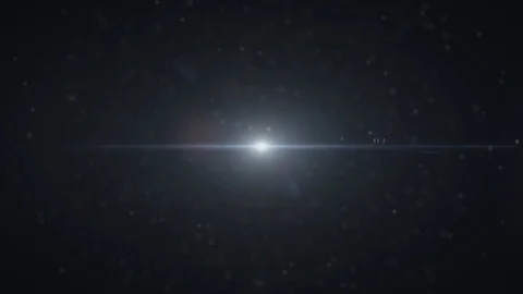 The warm light on the dark background. anamorphic lens flare. Stock Footage 104904869