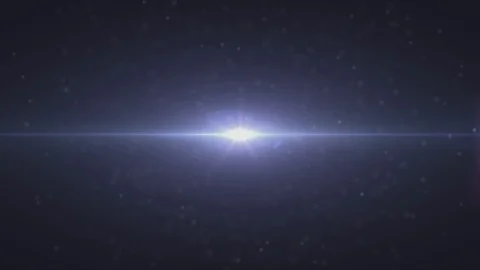 The warm light on the dark background. anamorphic lens flare. Stock Footage 104905270