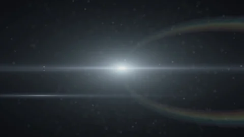 The warm light on the dark background. anamorphic lens flare. Stock Footage 104905477