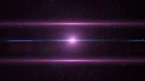 The warm light on the dark background. anamorphic lens flare. Stock Footage 104905509
