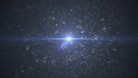The warm light on the dark background. anamorphic lens flare. Stock Footage 104905586
