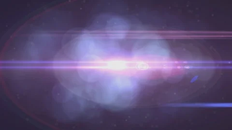 The warm light on the dark background. anamorphic lens flare. Stock Footage 104906111
