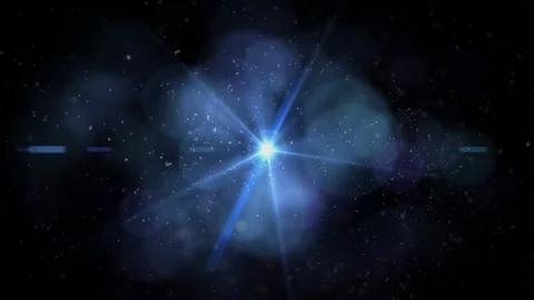 The warm light on the dark background. anamorphic lens flare. Stock Footage 104906687