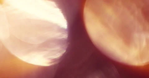 Warm Light Leaks from Vintage Camera Lens. Color Video Overlays. Light Filter. Stock Footage 155977448