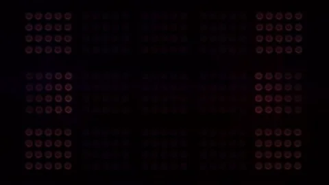 Warm Light Stage Lights Pattern in a 3D animation Stock Footage 233653887