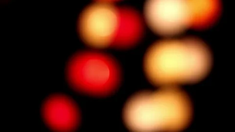 Warm lights bokeh studio shot Stock Footage 79975158