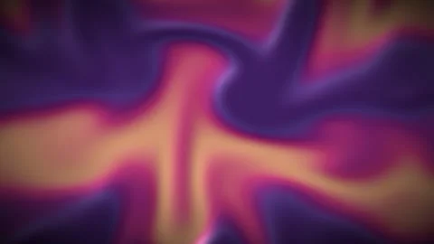 Warm liquid marble waves flow in a seamless loop Stock Footage 341275320