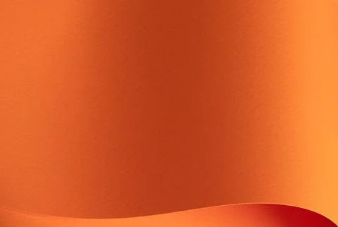 Warm matte paper texture in deep orange tones with a soft curved edge creat.. 库存照片