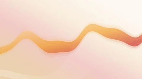 Warm Mesh Waves Ilustração Stock