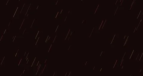Warm neon dashed streaks against dark backdrop Stock Illustration
