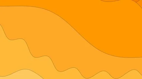 Warm orange abstract background features layered flowing shapes and subtle Stock Illustration