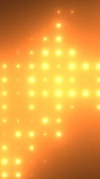 Warm orange abstract background with glowing dot matrix pattern, radiating .. Stock Illustration
