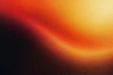 Warm orange and red light diffusion and grainy texture Illustrazione stock