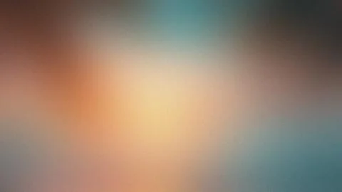 Warm Orange and Teal Gradient with Soft Light Center abstract background Stock Illustration