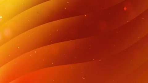 Warm orange and yellow waves with shimmering light particles motion backgroun Stock Footage 341802211