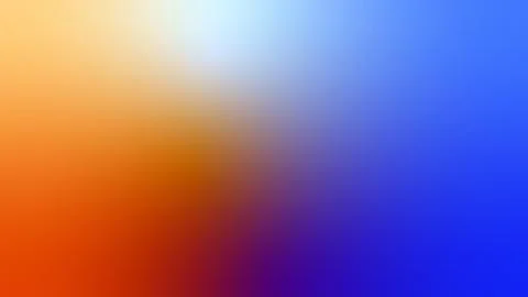 Warm Orange to Cool Blue Grainy Gradient Stock Illustration