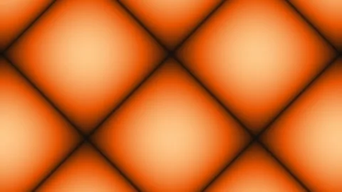 Warm Orange Diamond Grid Pulsing Light Loop Stock Footage 340131670