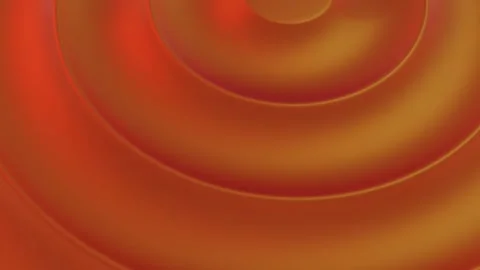 Warm Orange Gold Abstract Loop: Dynamic 3D Geometric Metallic Spheres in Mo.. Video stock 337601921
