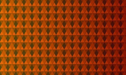 Warm Orange Interlocking Diamond Pattern Illustrazione stock