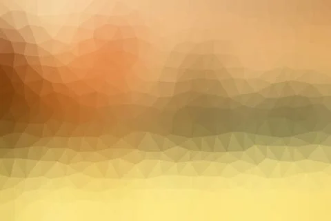 Warm Orange Low Poly Background Stock-Illustration