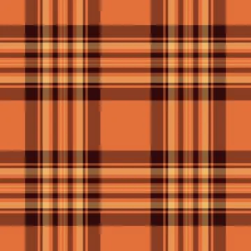 Warm orange plaid pattern. Ideal for backgrounds, textiles, or rustic designs Stock Illustration
