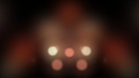 Warm Orange Red Glowing Bokeh Abstract Background 動画素材 339561536