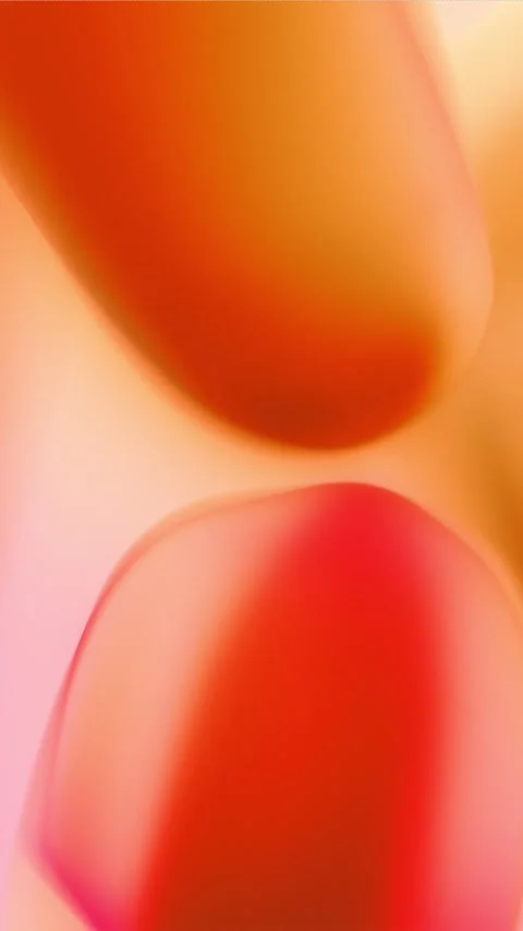 Warm Orange Soft Blobs Stock Footage 329073249