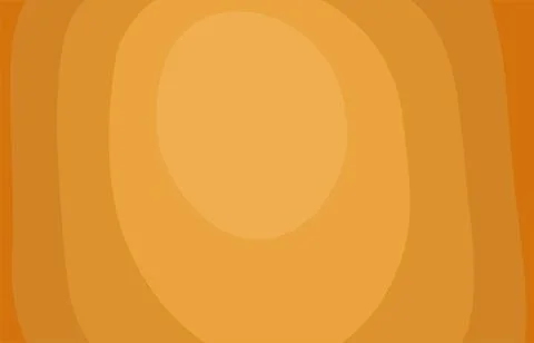 Warm Orange Sun Concentric Circles Retro Background With Radial Gradient an.. 库存插图
