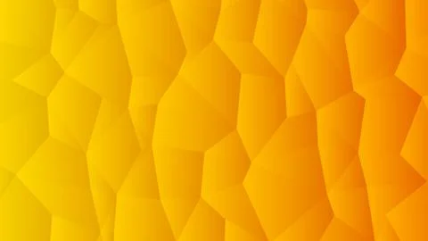 Warm Orange Trendy Low Poly Backdrop Design Stock Illustration