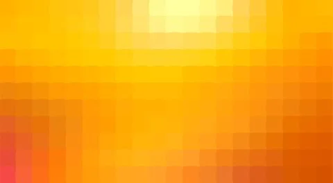 Warm Orange Trendy Square Mosaic Backdrop Design Stock Illustration